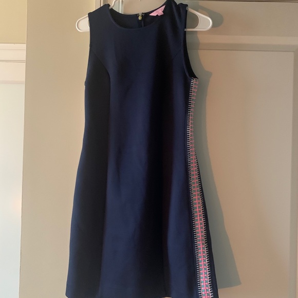 Lilly Pulitzer Navy Mila Shift Dress - Picture 3 of 10